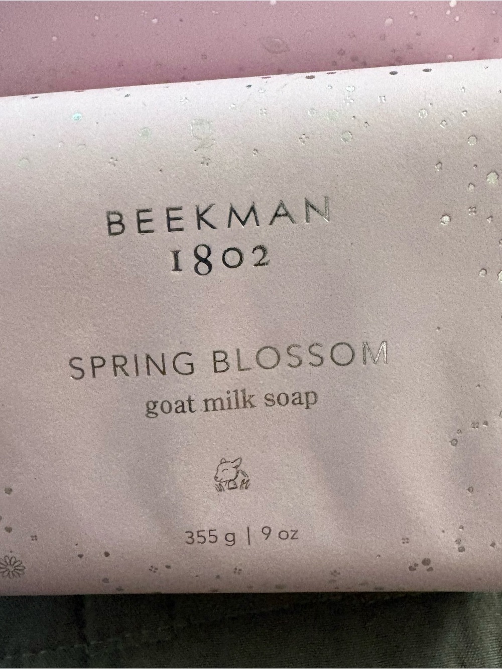 Beekman 1802 Goat Milk Soap Spring Blossom 9 oz - Lot Of 3 New. - Picture 6 of 6
